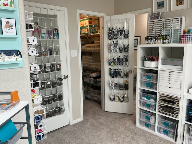 Clean Craft Room with IKEA and Stamp-n-Storage products