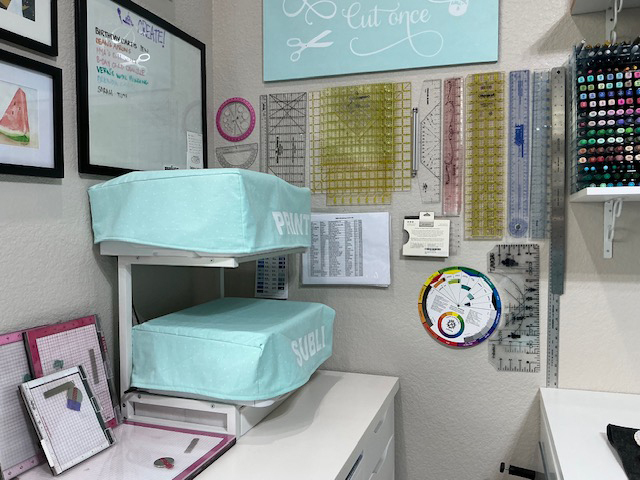 Clean Craft Room with IKEA and Stamp-n-Storage products