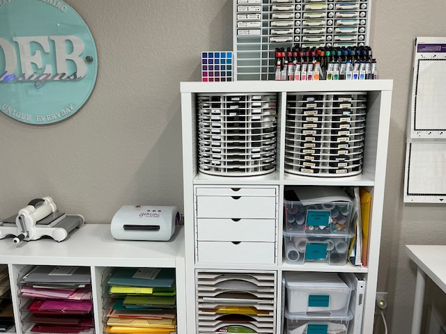 Clean Craft Room with IKEA and Stamp-n-Storage products