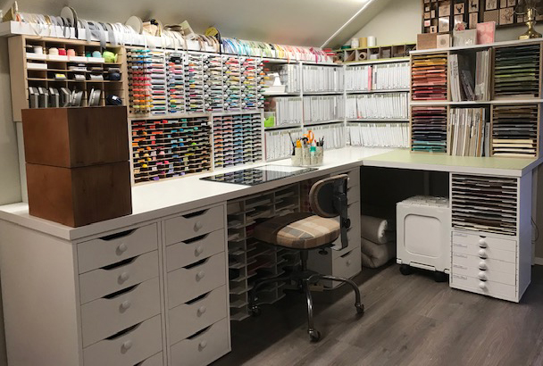 Nancy's Arts & Crafts: Sewing Rooms from Pinterest