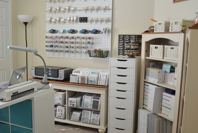 Paper Craft Storage in IKEA Shelving - Stamp-n-Storage