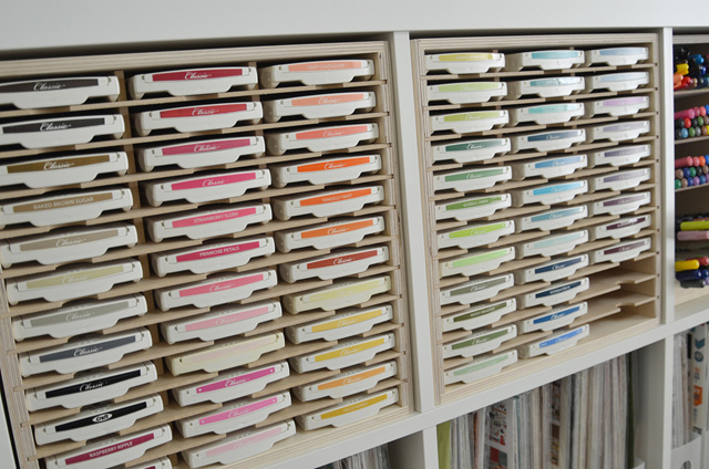 Paper Craft Storage In Ikea Shelving, Craft Paper Storage Cabinet