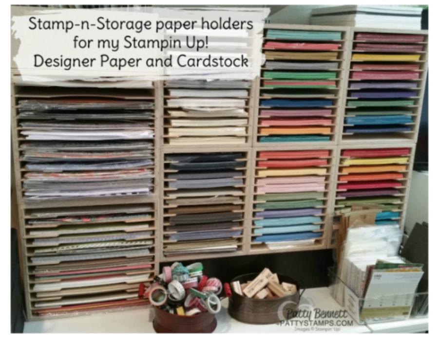 Patty Bennett's New Paper Holders - Stamp-n-Storage