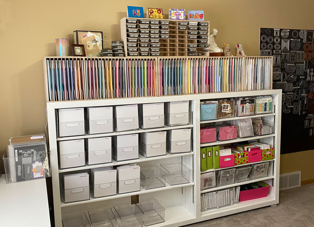 Craft Room Storage Hack – DIY Stamp Storage